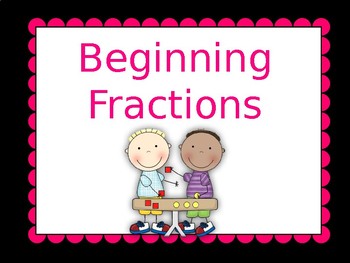 Preview of Beginning Fractions Jeopardy