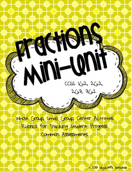 Preview of Beginning Fractions Mini-Unit