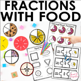 Beginning Fractions With Food - Matching, Adding, and Subt