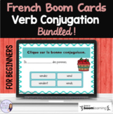 Beginning French verb conjugation BOOM CARDS digital task 