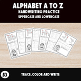 Beginning Fun Worksheet Alphabet Color Trace and draw : Ha