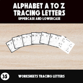 Beginning Fun Worksheet Alphabet Trace: Handwriting worksh