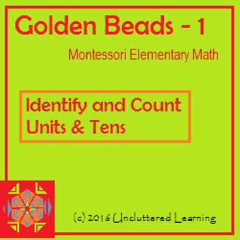 Preview of Golden Beads Booklet 1 from Uncluttered Learning