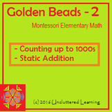 Golden Beads Booklet 2 from Uncluttered Learning