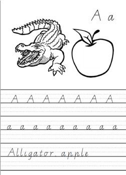 Preview of Beginning Handwriting. Victorian modern pre-cursive. Foundation/ Prep