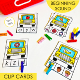 Beginning Initial Sound Clip Cards l Two Versions