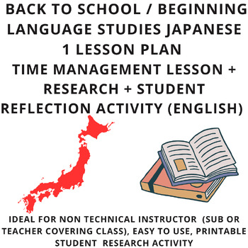 Preview of Beginning Japanese Lesson Plans - Time Management for Japanese Language Students
