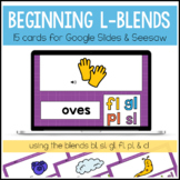 Beginning L Blends for Google Slides™ and Seesaw