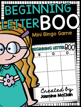 Beginning Letter BOO (Mini Bingo Game)