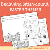 Beginning Letter Sound | EASTER THEMED
