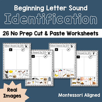 Preview of Beginning Letter Sound Identification Sort No Prep