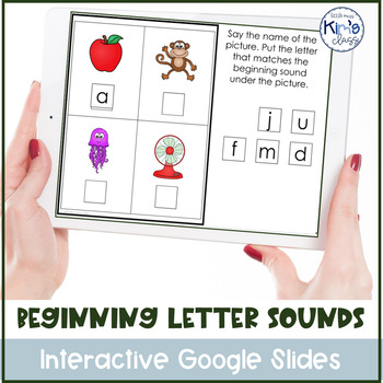 Preview of Beginning Letter Sound Activities, includes DIGITAL MATERIALS!