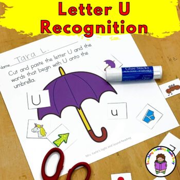 letter u worksheets for letter sound recognition beginning sounds