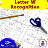 Letter W Worksheets for Letter Sound Recognition | Beginni