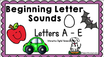 Preview of Beginning Letter Sounds A-Z Bundle