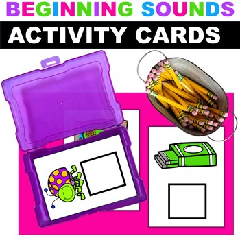 Preview of Beginning Letter Sounds Activity Fast Finisher Kindergarten Preschool