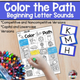 Beginning Letter Sounds | Color the Path