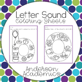 Beginning Letter Sounds - Coloring Sheets
