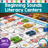 Beginning Letter Sounds Game & Centers | Initial Sounds Wo