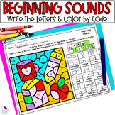 Beginning Letter Sounds - Phonics Worksheets Write the Let