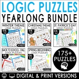 Beginning Logic Puzzles Bundle for K-2