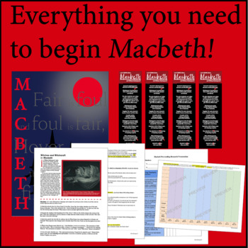 Preview of Beginning Macbeth Bundle