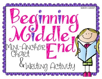 Beginning Middle End Anchor Chart Worksheets Teaching Resources Tpt