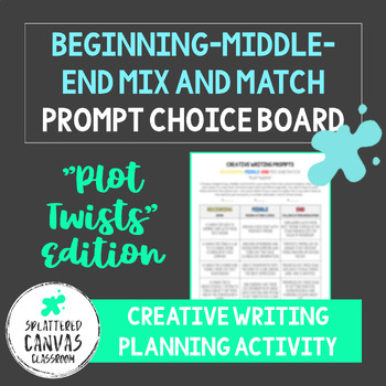 PLOT TWIST - Up Your Writing Prompt Game to the Extreme - SSSTeaching