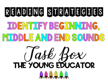 Preview of Beginning, Middle, End Sounds Reading Strategy - READING BOOSTER PACK 12/12