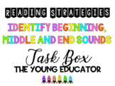 Beginning, Middle, End Sounds Reading Strategy - READING B