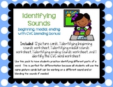 Beginning, Middle, Ending, and Blending Sounds!