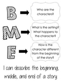 Beginning Middle and End Anchor Chart