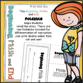 Retell: Beginning, Middle and End Foldable Organizer