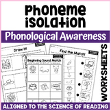 Beginning, Middle, and Ending Sounds: Phoneme Isolation: P