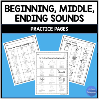 beginning and ending sounds worksheets teaching resources tpt