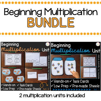 Preview of Beginning Multiplication BUNDLE