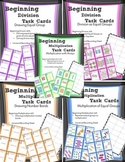 Beginning Multiplication & Division Task Cards Bundle