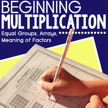 Preview of Beginning Multiplication (Equal Groups, Arrays, Meaning of Factors)