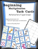 Beginning Multiplication Equal Groups Task Cards