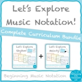 Beginning Music Notation Resources (Complete Curriculum Bundle)