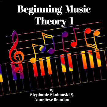 Preview of Beginning Music Theory 1 Worksheets + Easel Activity