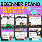 PIANO Beginner Notation MEGA BUNDLE