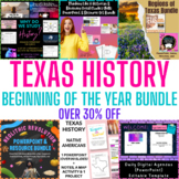Beginning Of The Year Texas History Bundle