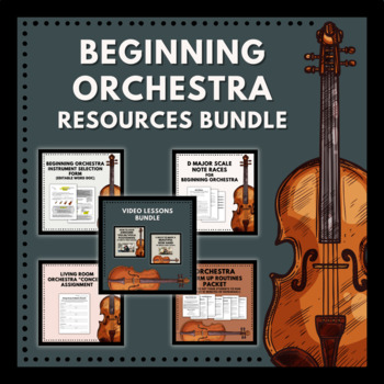 Preview of Beginning Orchestra Resources Bundle
