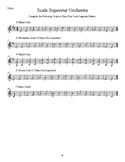 Beginning Orchestra Scales
