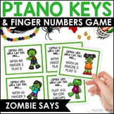 Halloween Piano Game - Zombie Says! Right & Left, Finger N