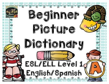 Preview of Beginning Picture Dictionary {English/Spanish}