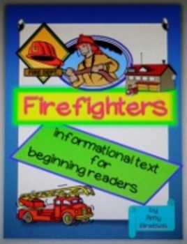 Preview of Beginning Reader Firefighter Informational Text Reproducible Little Book