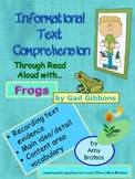 Nonfiction Main Idea & Vocabulary Comprehension with Frogs