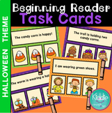 Beginning Reader Task Cards Halloween Theme
